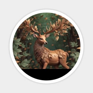 Deer in Nature Magnet